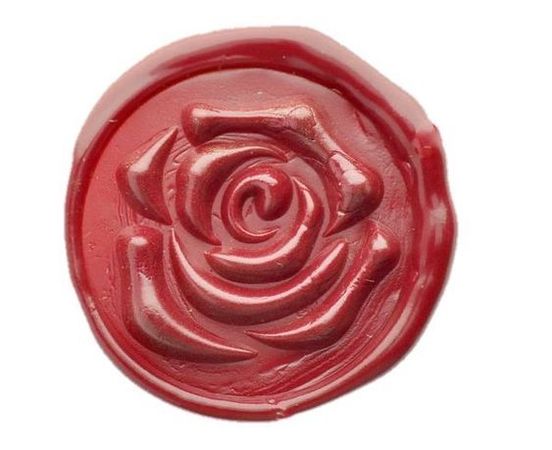 red rose stamp