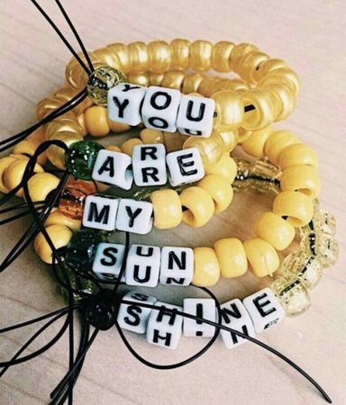 yellow friendship bracelets