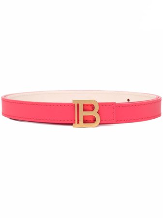 Balmain B logo-buckle leather belt