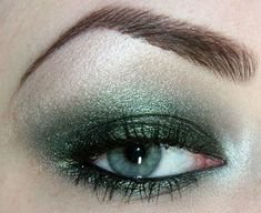 forest green makeup