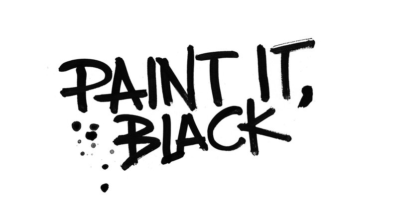 Paint It, Black on Behance