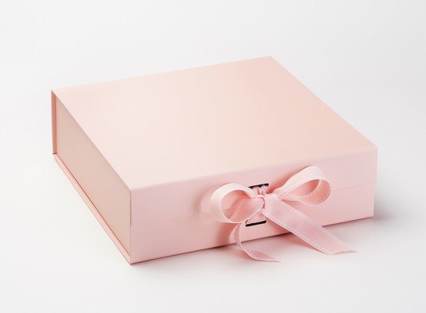 Pale Pink Large Folding Gift Boxes