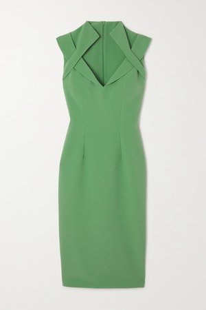 Loide Crepe Dress - Green