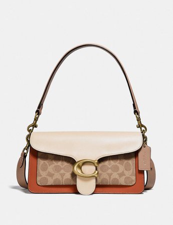 COACH: Tabby Shoulder Bag 26 With Signature Canvas