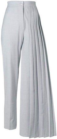 Seen pleated detail trousers