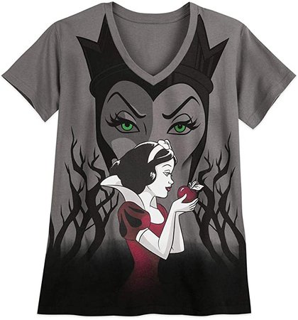 Amazon.com: Disney Snow White and Evil Queen T-Shirt for Women – Snow and The Seven Dwarfs: Clothing