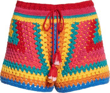 Stripe Crochet Shorts | Nordstrom