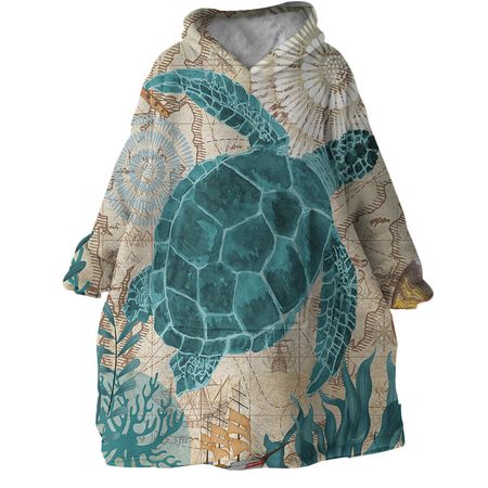 hooded sea turtle pajamas