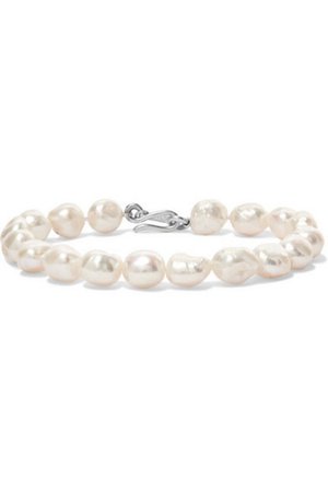 jewels, accessories, jewelry set, jewelry, white, pearl, white pearls, women - Wheretoget