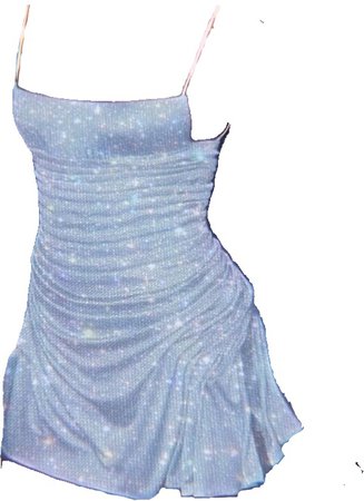 blue glitter mini dress ✨