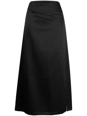 Rokh high-waist Strap Midi Skirt - Farfetch