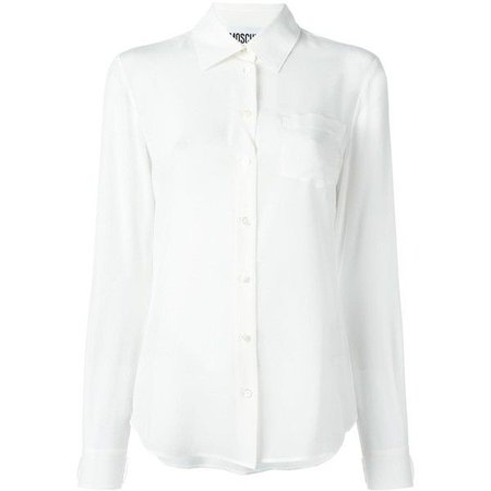 White button up shirt blouse