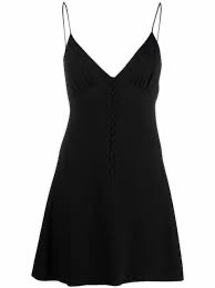 black mini dress