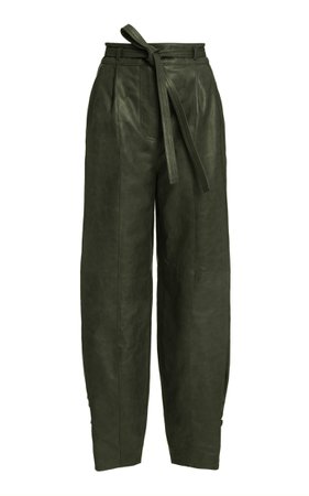 Navona High-Rise Leather Pants By Ulla Johnson | Moda Operandi