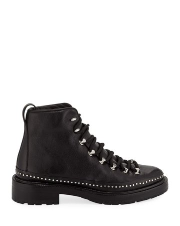 Rag & Bone Compass Studded Leather Hiker Boots