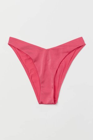 V-cut Bikini Bottoms - Pink