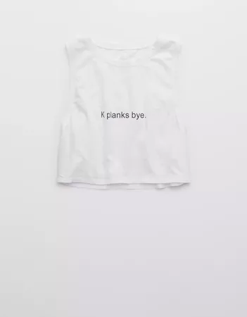 OFFLINE Cropped Tank Top white