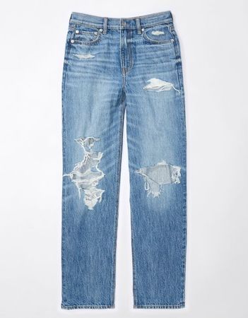 AE Super High-Waisted Baggy Straight Jean