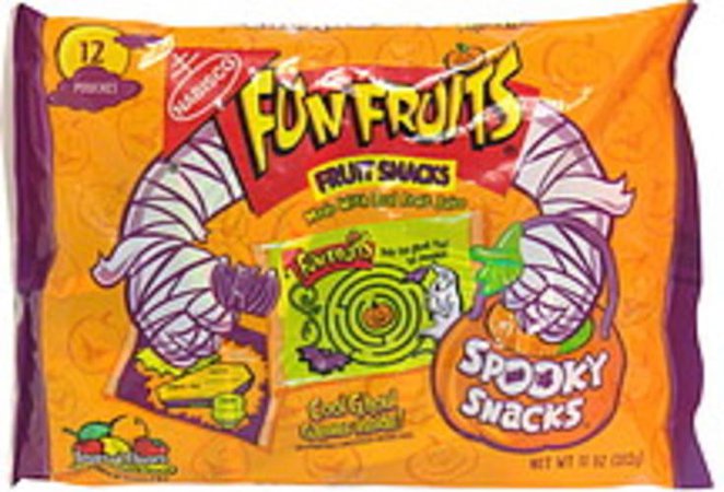 Fun Fruits Spooky, Assorted Flavors, Halloween Fun Snacks - 12 ea, Nutrition Information | Innit