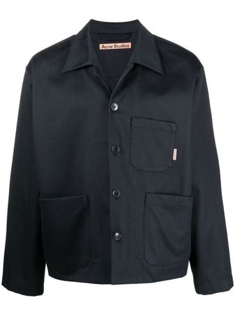 Acne Studios patch-pocket Shirt Jacket - Farfetch