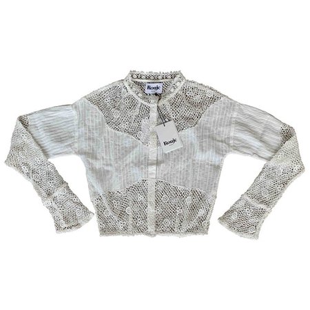 Spring summer 2019 shirt Rouje White size 36 FR in Cotton - 10612958