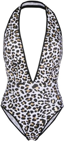 Leopard Print Swim Suit