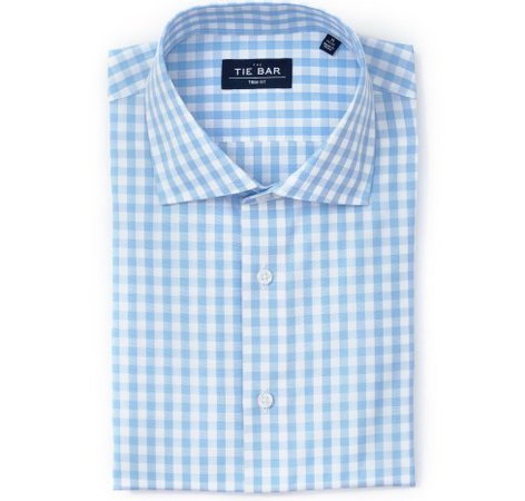 Sky Blue Classic Gingham Shirt | Men's Dress Shirts | The Tie Bar