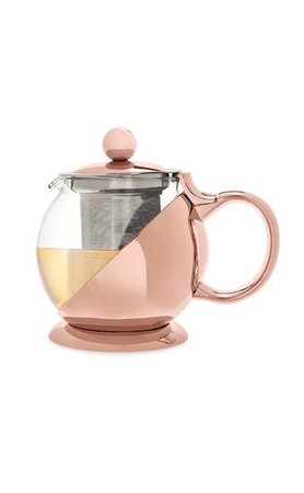 rose tea pot