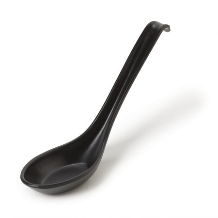 asian black soup spoon cutlery