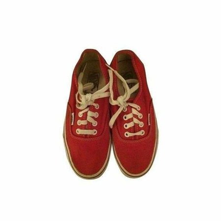 Red Vintage Sneakers - @byepolyvore PNG Collection