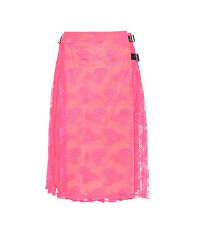 Lace wrap skirt