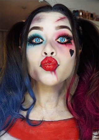 Halloween_makeup_ideas_Harley_Quinn_makeup_for_Halloween51.jpg (500×705)