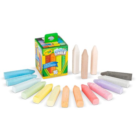 Amazon.com: Crayola Washable Sidewalk Chalk Set, Outdoor Toy, Gift for Kids, 72Count (Amazon Exclusive): Toys & Games