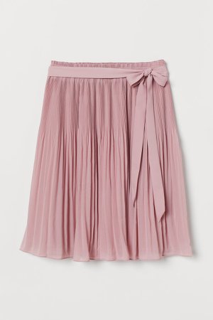 Pleated Skirt - Pink