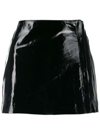 P.A.R.O.S.H. short leather skirt £256 - Shop Online. Same Day Delivery in London