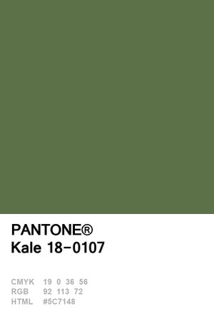 Kale Pantone