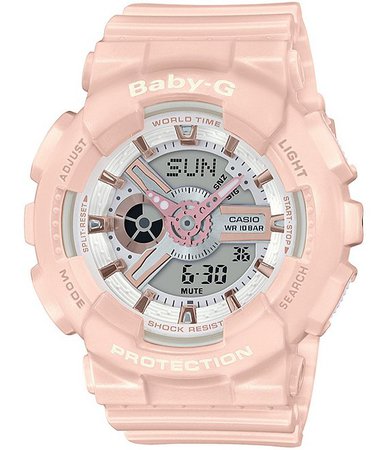 G-Shock Ana Digi Pink & Gold Shock Resistant Watch