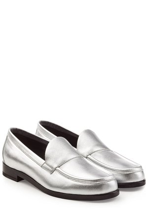 Metallic Leather Loafers Gr. FR 39