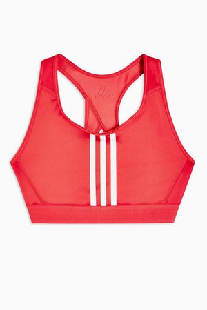 Red Sports Bra by adidas | Topshop