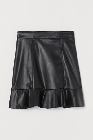 Flounced skirt - Black - Ladies | H&M GB