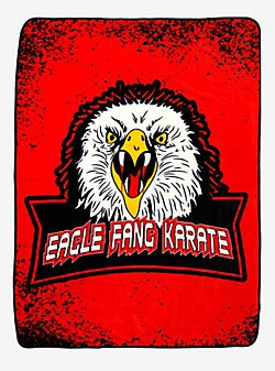 Cobra Kai Eagle Fang Karate Throw Blanket