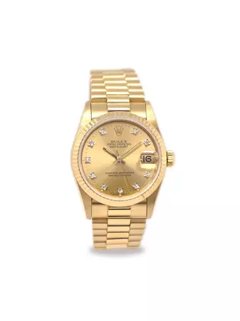 Rolex 1989 pre-owned Oyster Perpetual Datejust 30mm - Farfetch