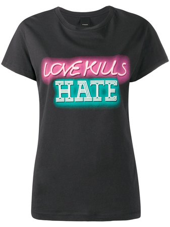 Pinko Love Kills Hate T-Shirt Ss20 | Farfetch.com