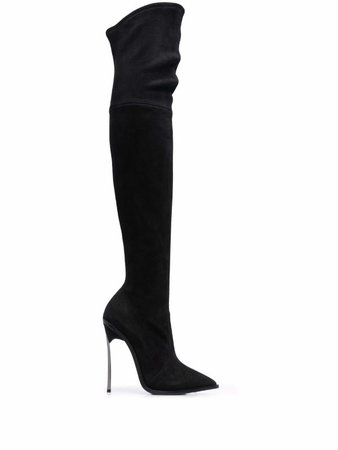 Casadei Maxi Blade thigh-length Boots - Farfetch