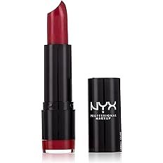 Amazon.com : NYX PROFESSIONAL MAKEUP Extra Creamy Round Lipstick - Electra (True Red) : Nyx Red Lipstick : Beauty & Personal Care
