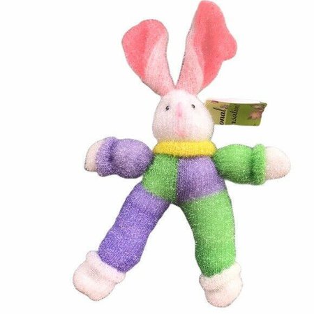 Sparkle Bunny in Purple and Green Outfit Plush Easter Rabbit NWT - Other