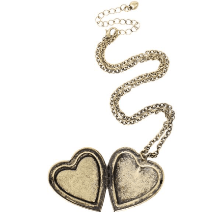 old gold heart necklace