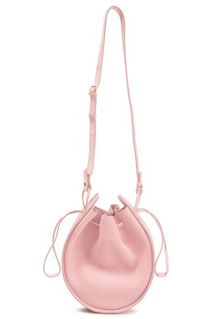 pink drawstring pouch
