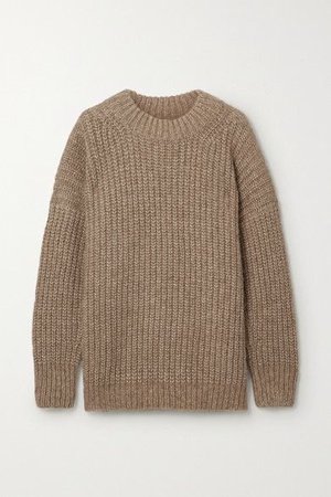Lauren Manoogian | Fisherwoman ribbed alpaca and organic cotton-blend sweater