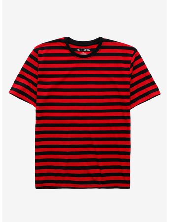 Red & Black Stripe T-Shirt